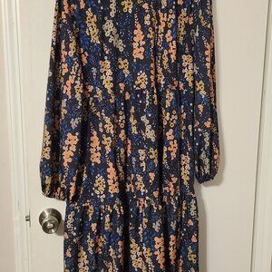 Long Sleeve Ruffled Dress